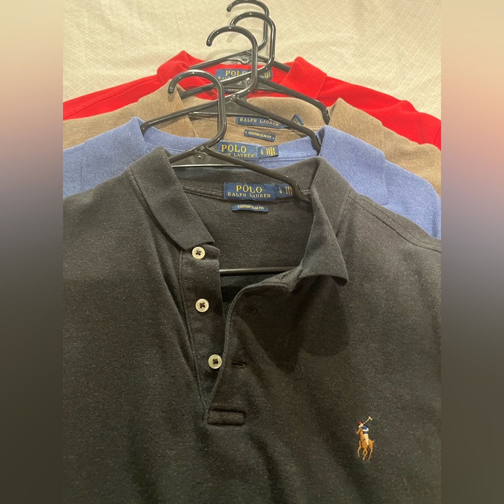 Men’s LOT of Polo Ralph Lauren polo shirts